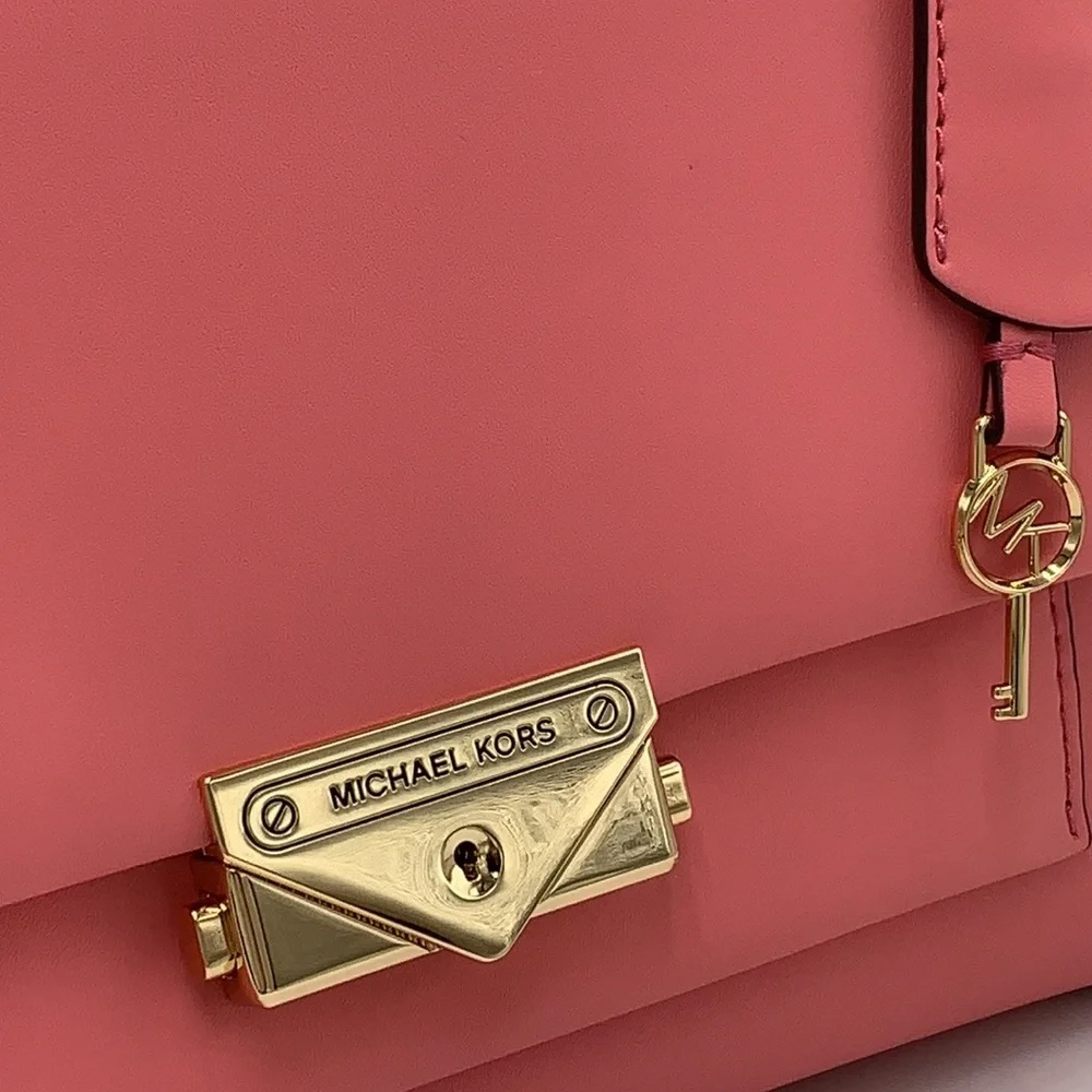 MICHAEL KORS Cece Medium Faux Leather PKT Shoulder Satchel Crossbody Bag NWT